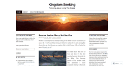Desktop Screenshot of kingdomseeking.com