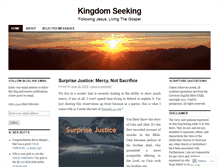 Tablet Screenshot of kingdomseeking.com